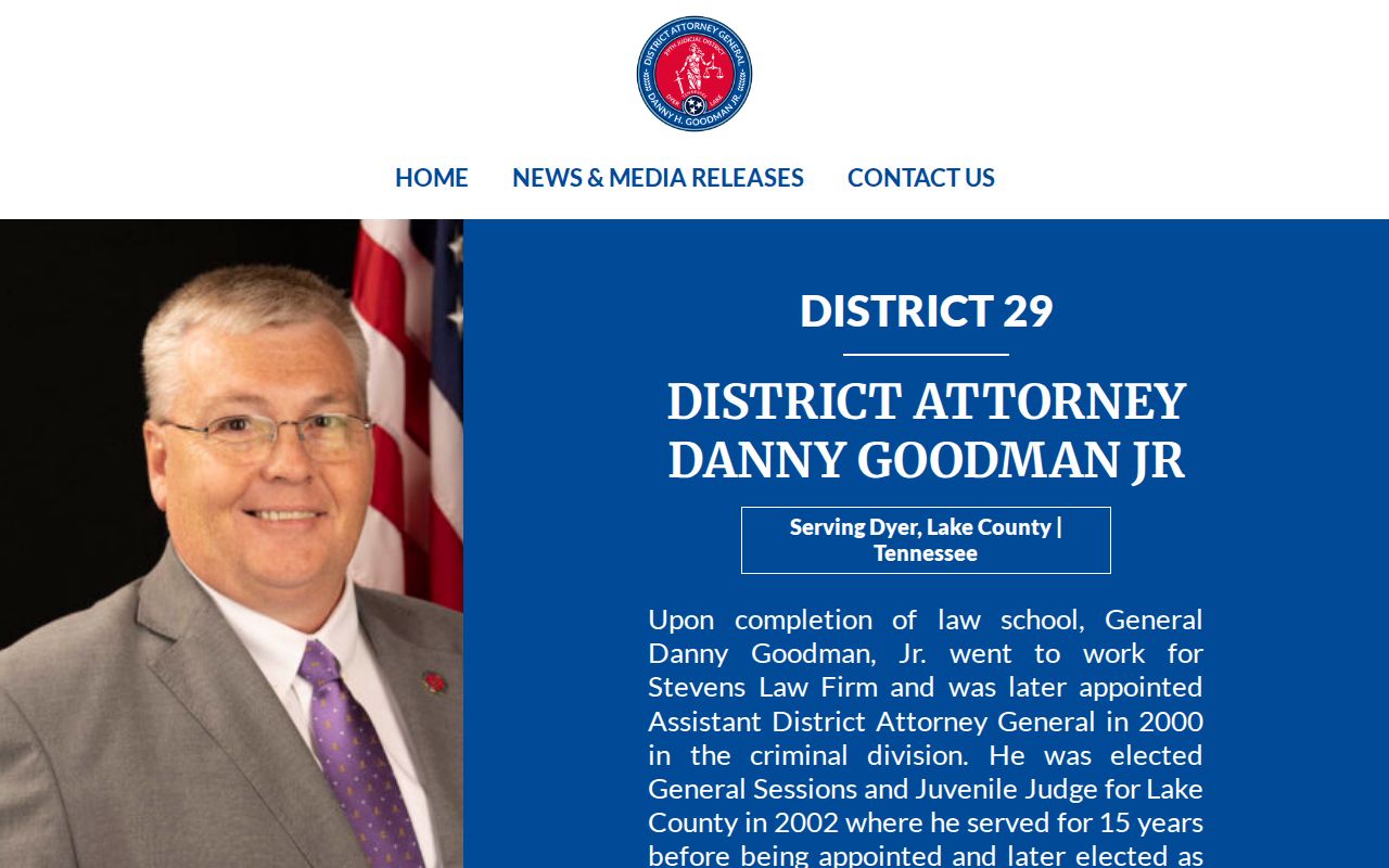Lake County Tiptonville criminal court records district attorney page